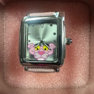 NWT pink panther watch